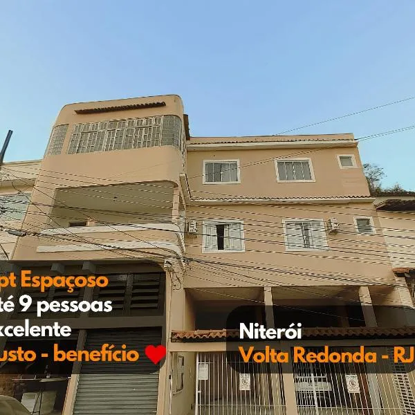 Apto confortável p9 pessoas Níteroi Volta Redonda