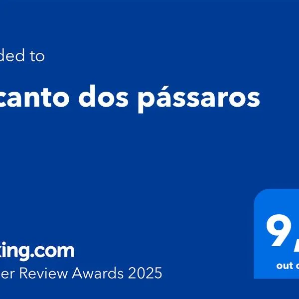 Recanto dos pássaros